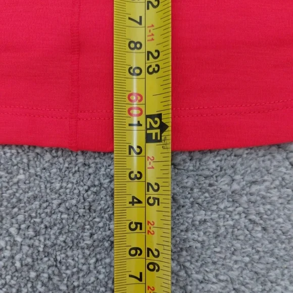 Nike Women's Dri-Fit One Luxe Tee T-Shirt Small Red Soft Breathable Recycled - Picture 15 of 16